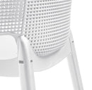 Set 6 Sedie da Giardino 61x54x79h cm Keter Elisa Chair Bianco