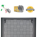 Copri Condizionatore da Esterno Small 90x46/52x70 cm in Acciaio Zincato Antracite