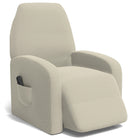 Copripoltrona Reclinabile Elasticizzato Taglia Unica con Tasca Laterale Panna