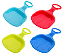 Piattello Slittino da Neve 51x33x2 cm 1 Posto Snow Slider Flash Vari Colori