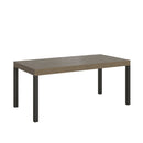  Tavolo Allungabile 180-284x90x77 cm Everyday Premium Tortora Gambe Antracite