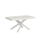Tavolo Allungabile 160-264x90x77 cm Volantis Bianco Frassino Telaio Bianco 
