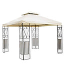 Gazebo Boston 3x3 m in Acciaio Antracite