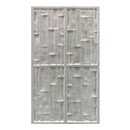 Set 12 Pannelli Decorativi Area 8,6 mq 120x60x2,5 cm Rivestimento Murale Effetto Mattoni in Pietra 3D in PU Grigio Ardesia