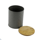 Barattolo da Cucina Ø16xh19 cm in Metallo Grigio