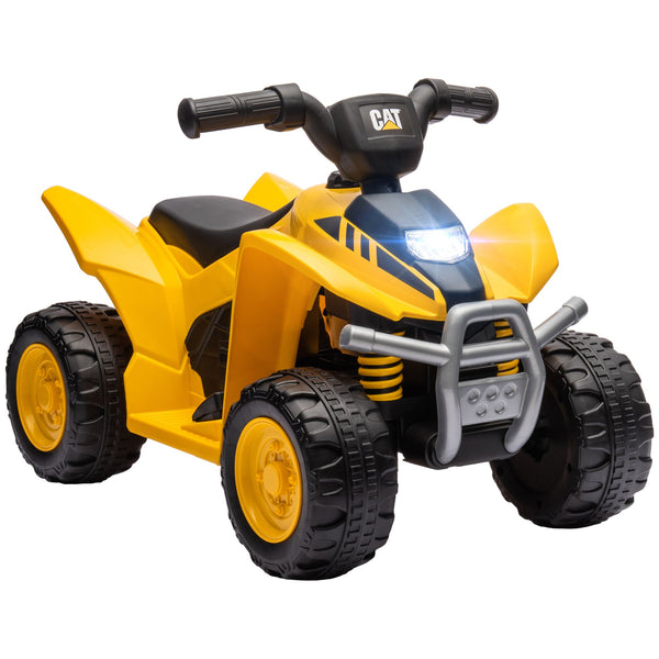 Mini Quad Elettrico per Bambini 6V Clacson e Fari con Licenza Caterpillar Giallo sconto