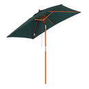 Ombrellone da Giardino Rettangolare 2x1,5m  Mauritz Verde