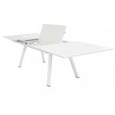 Tavolo Zante Allungabile 200/300x110x75 h cm in Alluminio Bianco
