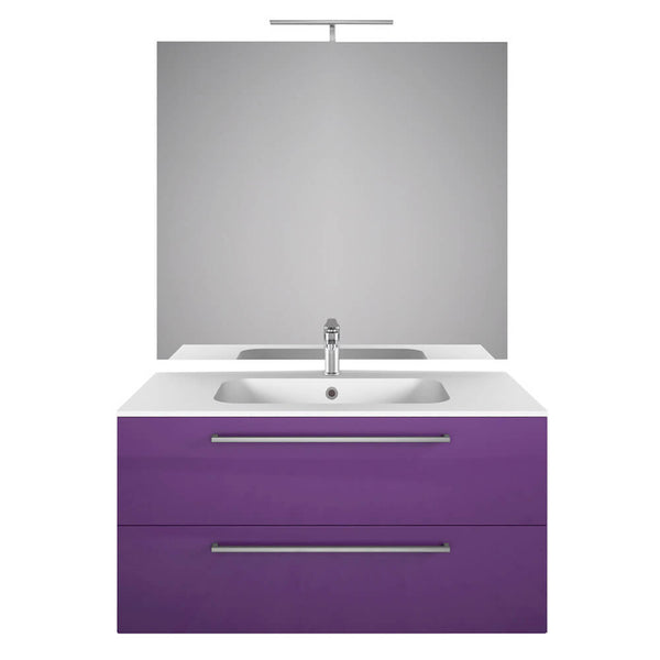 Mobile da Bagno sospeso Samoa 10 Laccato Lilla TFT acquista