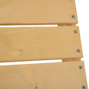Panchina da Giardino 2 Posti in Legno Abete 110x38x35 cm  Log Abete