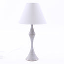 Lampada da Tavolo Ø23xH46 cm in Metallo Grigio