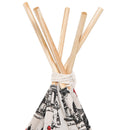Tenda Cuccia per Animali Domestici con Cuscino Beige 67x65x78 cm 