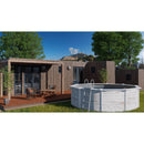 Piscina Rotonda Fuori Terra Ø460xh120 cm in Acciaio e PVC Gre Finlandia