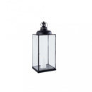 Lanterna Missie Piccola 25x25x66 h cm in Acciaio Antracite