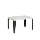  Tavolo Allungabile 140-224x80x77 cm Flame Bianco Frassino 