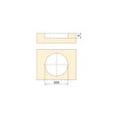 Pomolo per Mobile 41 mm Zama Nichel Satinato 25 Pezzi Emuca