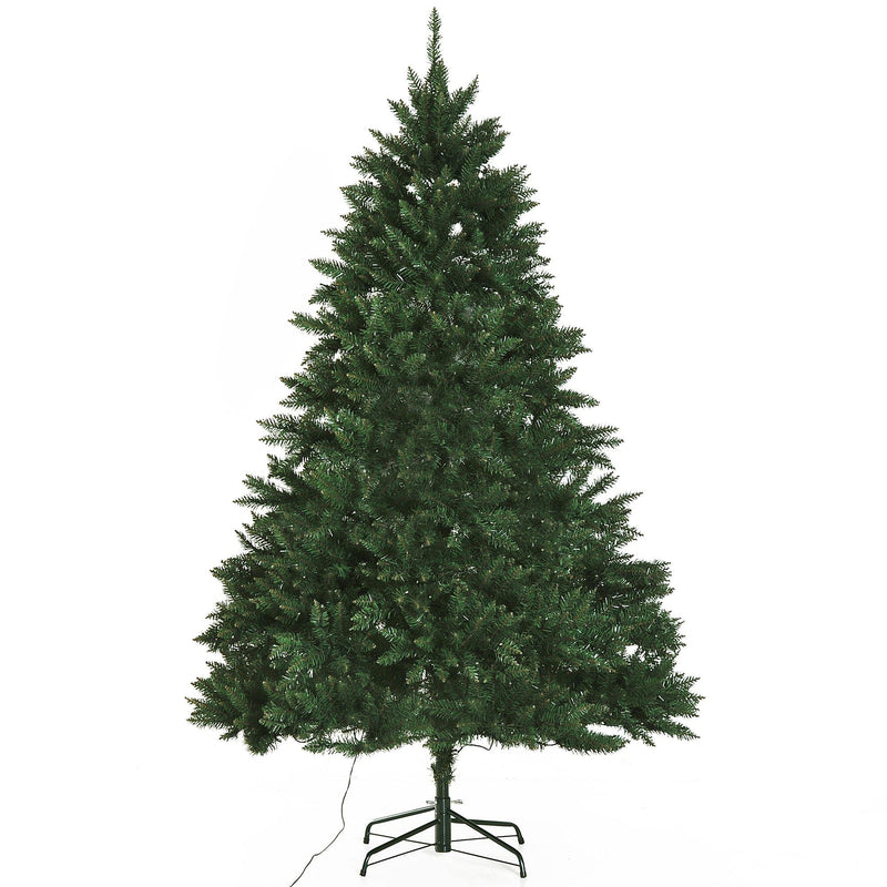 Albero di Natale Artificiale 210 cm 700 Luci LED Verde 