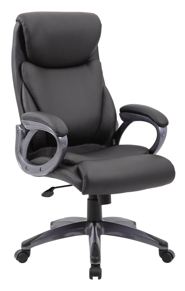 online Sedia Poltrona Presidenziale da Ufficio in Similpelle Motti Tiger Nera