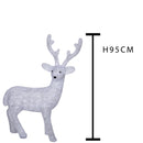 Renna con 200 Led H95 cm in Plastica