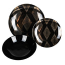 Servizio Piatti 18 Pezzi in Porcellana e Gres VdE Tivoli 1996 Mondrian