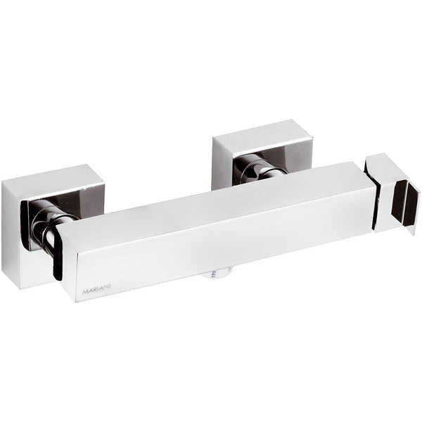 Rubinetto Miscelatore Monocomando Doccia Esterno in Ottone Mariani Polar Cromato