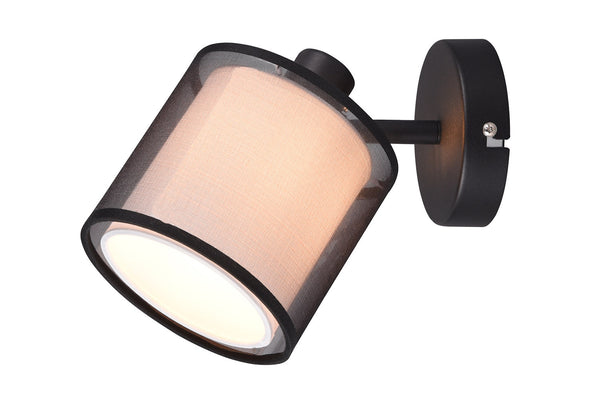 Faretto da Interno Attacco E14 in Metallo Nero Opaco acquista