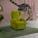 Poltrona Alzapersona Elettrica 2 Motori 73x101x86 cm Adele in Microfibra Dispositivo Medico 1 Verde Seconda Scelta