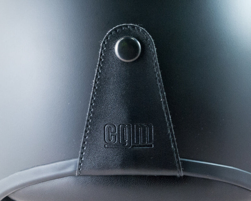 Casco Jet per Scooter CGM Porto Mono 177A Nero Opaco Varie Misure