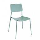 Sedia da Giardino Vega Impilabile 42x53x80 h cm in Acciaio Verde