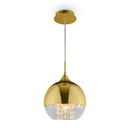 Lampada pendente Pendant in Metallo Fermi Oro