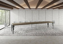  Tavolo Allungabile 180-440x90x77 cm Paxon Premium Tortora Telaio Antracite