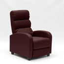 Poltrona Relax Reclinabile Manuale 69x91x102 cm in Similpelle Bordeaux