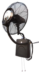 Ventilatore da Parete con Nebulizzatore ad Acqua Jessen o Fresh Nero