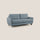 Divano Letto 2 Posti 168x97x96 cm in Tessuto Carta Da Zucchero