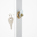 Bacheca con Apertura a Battente 52,1x69,6x2,3 cm in Alluminio Silver