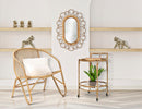 Poltrona Panama con Cusino 66x70x82 cm in Ferro e Poliestere