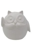 Gufo Porcellana Hello 13x9,5x13,5 cm Porcellana Bianco