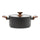 Casseruola Ø 24cm Antiaderente Induzione Silex Elegance Wood Nero