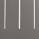 Tavolo Milo 150x90x74 h cm in Alluminio Taupe