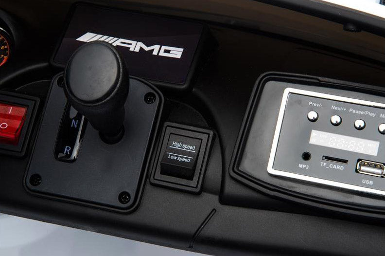 Macchina Elettrica per Bambini 2 Posti 24V con Licenza Mercedes GTR AMG Rossa