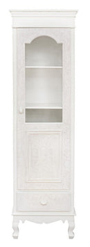 Vetrina 1 Anta 1 Cassetto Clorine in Legno