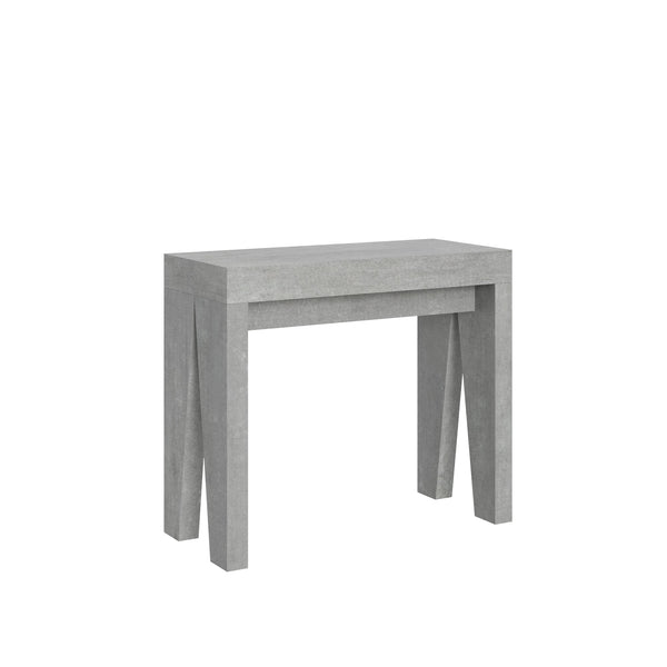 Consolle Allungabile 90-300x42x77 cm in Nobilitato Grigio prezzo