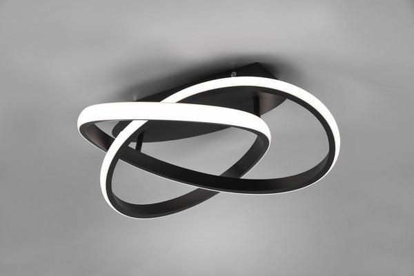 prezzo Plafoniera da Interno a LED SMD in Metallo Nero Opaco