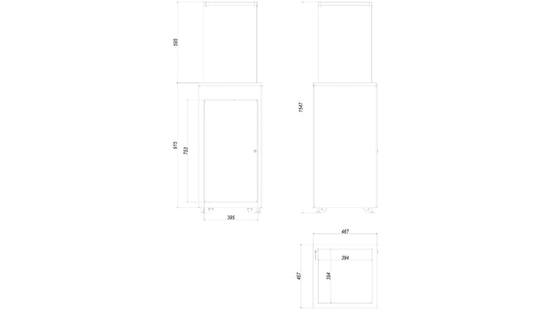 Stufa a Gas da Esterno 154,7x46,7x46,7cm Flig Gastonia Nero Satinato