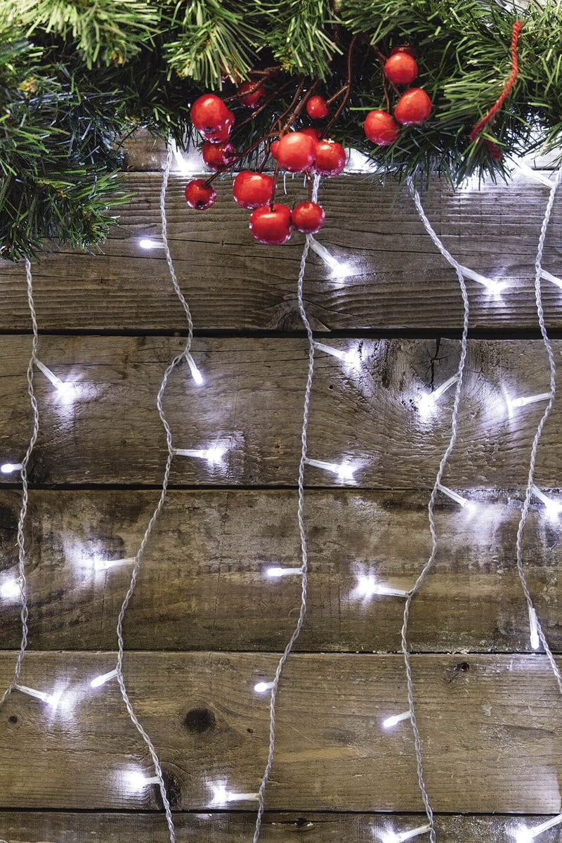 Tenda Luminosa Natalizia Bianca da Esterno-Interno Soriani 36V Varie Misure