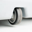 Espositore Pubblicitario Bifacciale con Ruote 70x100 cm in Alluminio da Esterno Antivento Silver