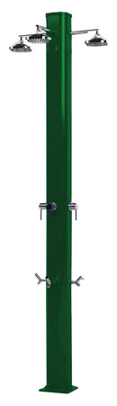 Doccia da Giardino a 3 Soffioni Miscelatore e Lavapiedi Arkema Big Jolly Verde