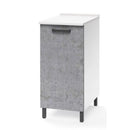 Base cucina con anta 40x50x85H cm cemento