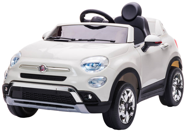 Macchina Elettrica per Bambini 12V con Licenza Fiat 500X Bianca prezzo
