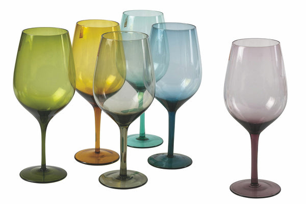 acquista Set 6 Calici in Vetro 428 ml Villa d'Este Home Tivoli Happy Hour